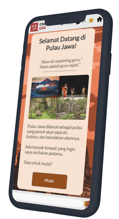 Chatbot tempat wisata di Pulau Jawa